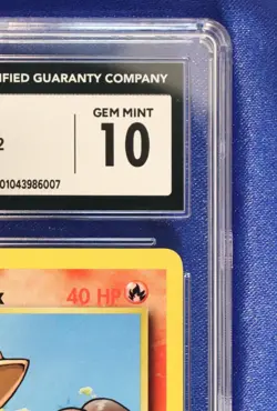 Blaine's Vulpix 65/132 CGC 10 GEM Mint Gym Heroes Pokemon 2000 - Image 5