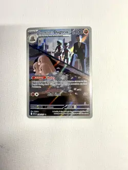 Pokemon TCG Team Rocket’s Dugtrio 239/217 Illustration Rare Ascended Heroes NM - Image 1