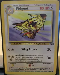 Pokemon TCG Pidgeot Rare Jungle 24/64, Pidgeotto Rare 22/102 Base Set - Image 2