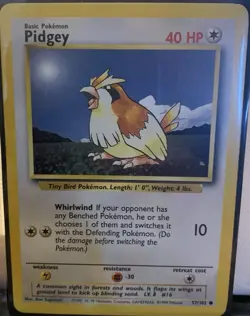 Pokemon TCG Pidgeot Rare Jungle 24/64, Pidgeotto Rare 22/102 Base Set - Image 4