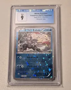 2017 Pokemon Japanese Best of XY White Kyurem 023 Reverse Mirror Foil CGC 9 - Image 2