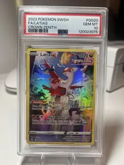 PSA 10🔅Latias GG20/GG70 Crown Zenith: Galarian Gallery Holo Pokemon TCG - Image 1