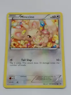 Minccino RC18/RC25 Common Holo Legendary Treasures Radiant Collection Pokemon LP - Image 2