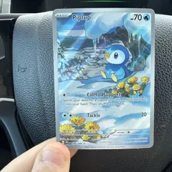 Piplup Full Art, Pokemon Near Mint, Phantasmal Flames, Illustration Rare, 98/94 - Image 1