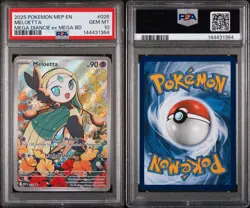2025 POKEMON MEP MEGA DIANCIE EX MEGA BATTLE DECK MELOETTA PSA 10 - Image 3