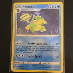 Pokemon TCG Politoed 032/196 Swsh11: Lost Origin Stage 2 140HP Rare Regular - Image 1