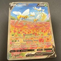 Pokemon Beedrill V Ultra Rare Full Art 161/189 Astral Radiance Holo 210 HP - Image 1