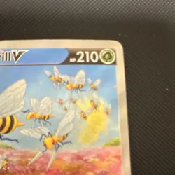Pokemon Beedrill V Ultra Rare Full Art 161/189 Astral Radiance Holo 210 HP - Image 4