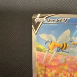 Pokemon Beedrill V Ultra Rare Full Art 161/189 Astral Radiance Holo 210 HP - Image 5