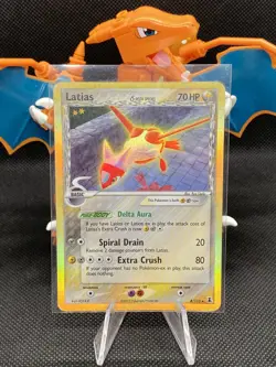 2005 POKEMON EX DELTA SPECIES #8 LATIAS-HOLO MP - Image 1