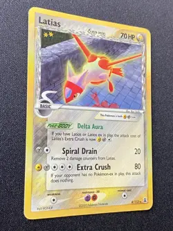 2005 POKEMON EX DELTA SPECIES #8 LATIAS-HOLO MP - Image 4