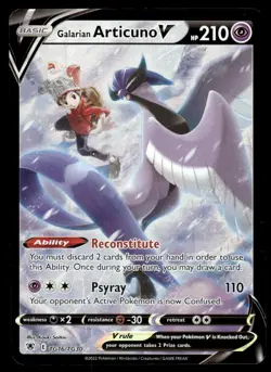 Pokemon TCG Astral Radiance #TG16/TG30 Galarian Articuno V NM - Image 1