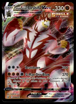 Pokemon TCG Battle Styles #086/163 Single Strike Urshifu VMAX NM - Image 1