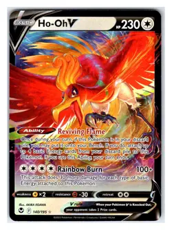 Pokemon TCG - Ho-Oh V - SWSH12: Silver Tempest 140/195 Ultra Rare - Image 1