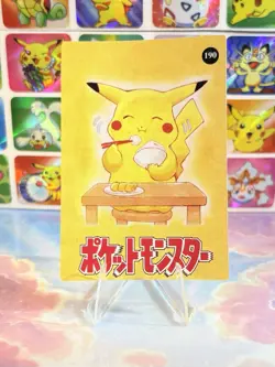 Pokemon Pikachu Vintage Pocket Monsters Vending HOLO Prism Sticker 1998 Nintendo - Image 5