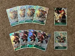 One Piece TCG OP14 Green Dracule Mihawk core Ready-To-Play Deck - NM English - Image 3