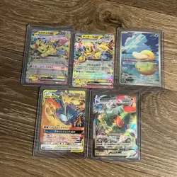 Pokemon TCG Japanese Card Lot 6 Nm-mint Pikachu, Umbreon, Psyduck, And More - Image 1