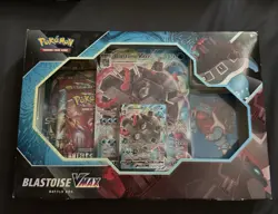 Pokemon Blastoise VMAX Battle Box Promo Oversized Card Box Topper English - Image 1