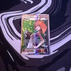 Pokemon TCG Brigette Holo Full Art Ultra Rare Card XY Breakthrough 161/162 LP - Image 1