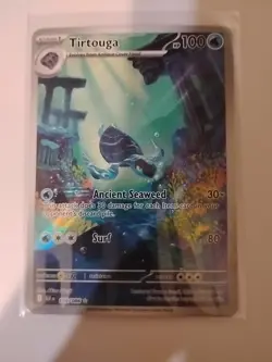 Tirtouga 106/086 Pokemon TCG SV Black Bolt Illustration Rare Holo Near Mint Card - Image 1