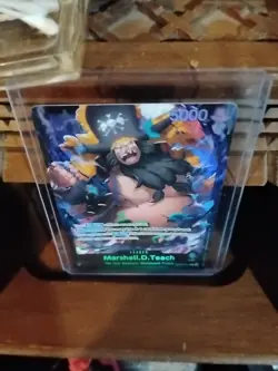 Marshall.D.Teach OP09-081 ONE PIECE Tcg Card Game NM BLACK Leader - Image 2