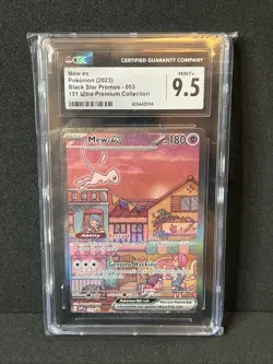 Pokemon TCG Graded Card- CGC 9.5 Mew EX 053 151 Promo OBO - Image 1