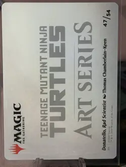 MTG Donatello, Rad Scientist Teenage Mutant Ninja Turtles TMNT Art Card 47/54 - Image 2