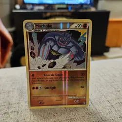 Machoke Pokemon TCG HGSS Triumphant Reverse Holo Uncommon Card #40/102 - Image 1