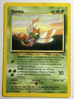 Yanma (36) Neo Discovery 36/75 MP-HP Pokemon Card - Image 1