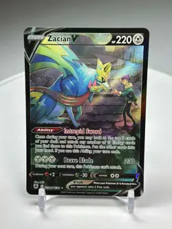 Zacian V TG21/TG30 Swsh10: Astral Radiance Trainer Gallery Holo Full Art Card NM - Image 1