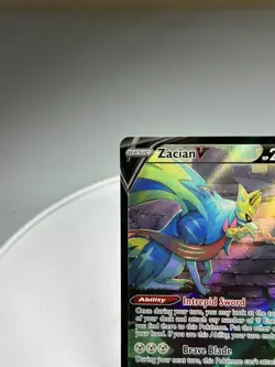 Zacian V TG21/TG30 Swsh10: Astral Radiance Trainer Gallery Holo Full Art Card NM - Image 2