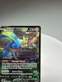 Zacian V TG21/TG30 Swsh10: Astral Radiance Trainer Gallery Holo Full Art Card NM - Image 4