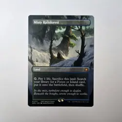 Misty Rainforest - Borderless Full Art - TDM Special Guest - Mythic - Image 1