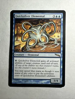 Quicksilver Elemental Mirrodin MTG Magic the Gathering NM - Image 1
