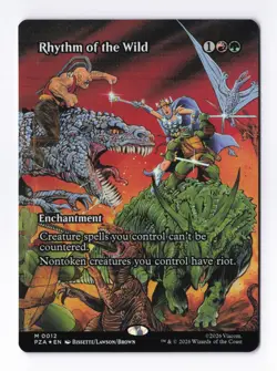 Rhythm of the Wild Borderless Foil MTG Teenage Mutant Ninja Turtles Eternal PZA - Image 1