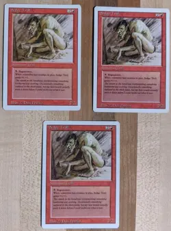 Sedge Troll (x3) - MTG - Revised Edition RARE Regular - Very LP - Image 1