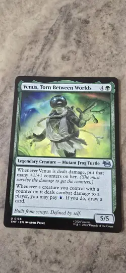 Venus, Torn Between Worlds Teenage Mutant Ninja Turtles Regular Uncommon MTG NM - Image 1