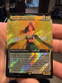 Arwen, Mortal Queen (Extended Art) (Surge Foil) Lord of Rings 778 NM - Image 1