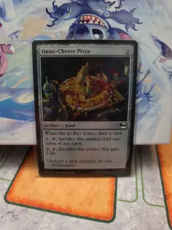 Omni-Cheese Pizza (Foil) 0176 - TMT Teenage Mutant Ninja Turtles TMNT MTG - Image 1