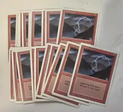 1994 MAGIC THE GATHERING Lightning Bolt Revised 3RD UNPLAYED CHRISTOPHER RUSH - Image 1