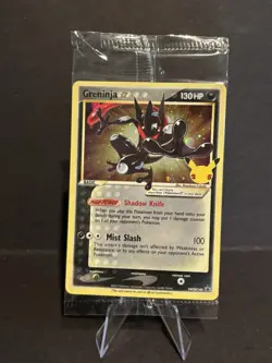 Pokemon Celebrations Gold Star Holo Greninja Card SWSH144-NM/M Sealed - Image 2