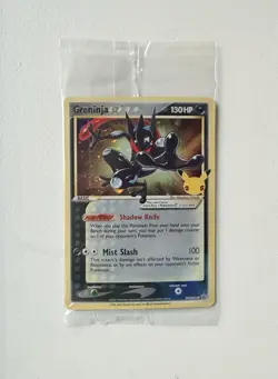 Greninja Gold Star Celebrations Promo SWSH144 2021 Pokemon TCG Sealed w/Swirl💫 - Image 1