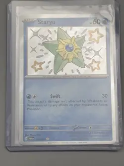 Pokemon Staryu Paldean Fates Baby Shiny Card 118/091 English, NM Condition - Image 1