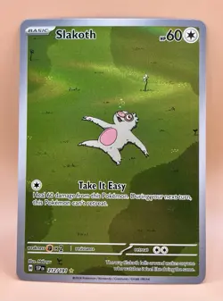 Slakoth 212/191 – Surging Sparks (Illustration Rare) – NM – 2024 Pokemon TCG - Image 1