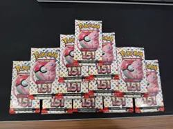 12 x Sealed Pokemon Scarlet & Violet 151 Booster Packs TCG Lot Of 12 - Image 1