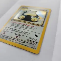 Pokemon TCG Snorlax 11/64 Jungle 1st Edition Rare Holo - MP - Image 2