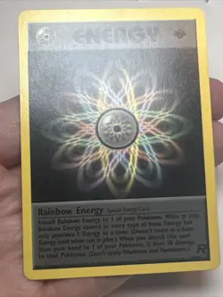 LP 1st Edition Rainbow Energy 80/82 Regular/Non-Holo Team Rocket Pokemon Card - Image 3