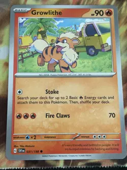 Growlithe 031/198 Pokemon SV01: Scarlet & Violet Base Set COMMON NM/M Fast Post - Image 1
