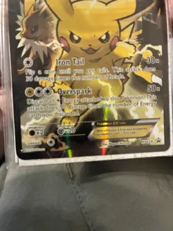 2016 POKEMON XY BLACK STAR PROMO #XY124 FULL ART/PIKACHU EX Mint-Gem - Image 2