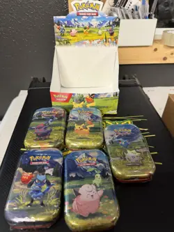 LOT OF ALL 5 SEALED ✅ Pokemon TCG Ascended Heroes MINI TINS Brand New! IN-HAND! - Image 3
